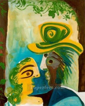  couple - Man and Woman Couple 1970 cubism Pablo Picasso
